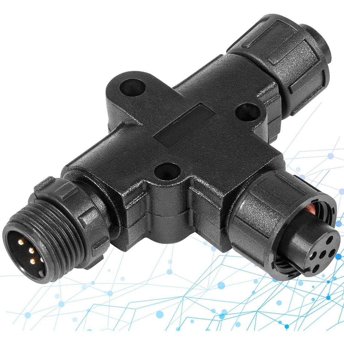 Fish Finder Cable - Т-образный разветвитель NMEA 2000 Micro-C (5-контактный)