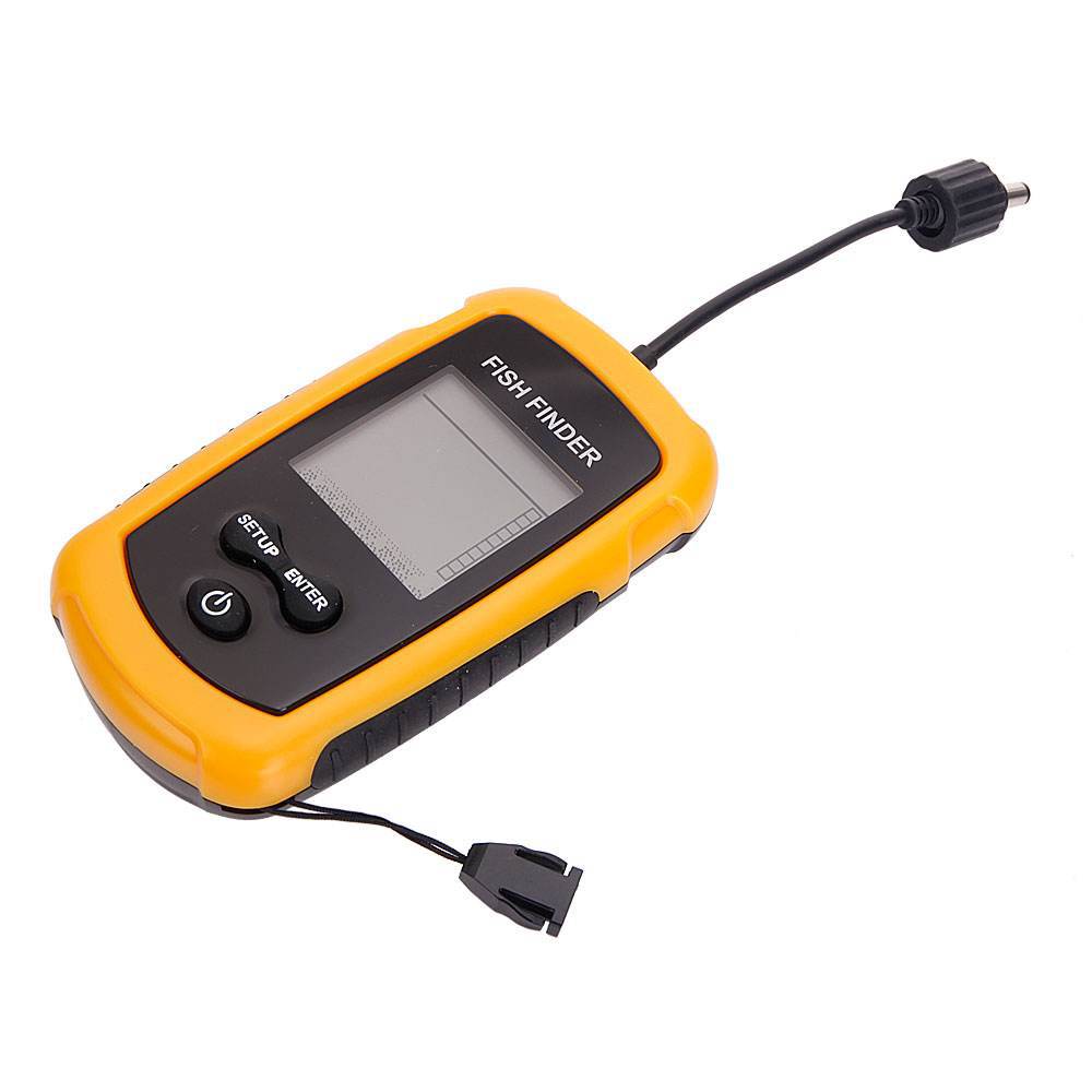 Портативный эхолот-глубиномер  – обзор и цена Fishing Depth Finder